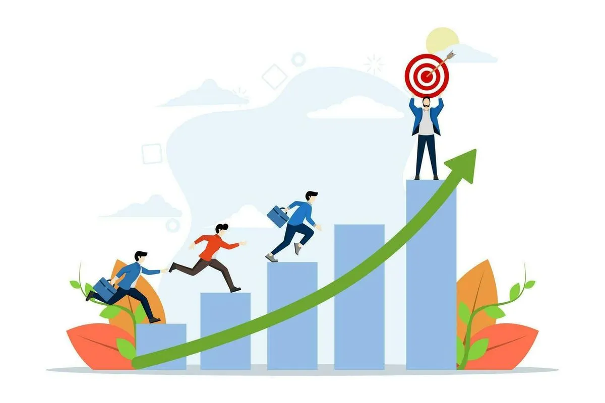 Social media marketing illustration